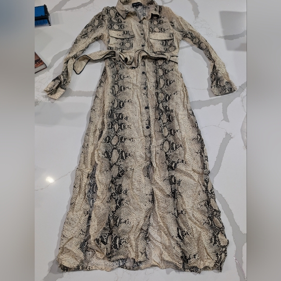 The Sang Snake Print Dress - Picture 2 of 8